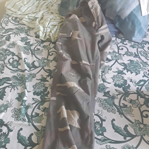 Blue notes army bell bottoms pants - Picture 3 of 3